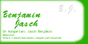 benjamin jasch business card
